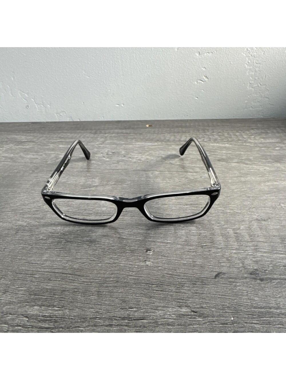 Ray Ban Eyeglasses RB 5150 2034 Rectangle Black Clear FRAMES ONLY 52-19-135
